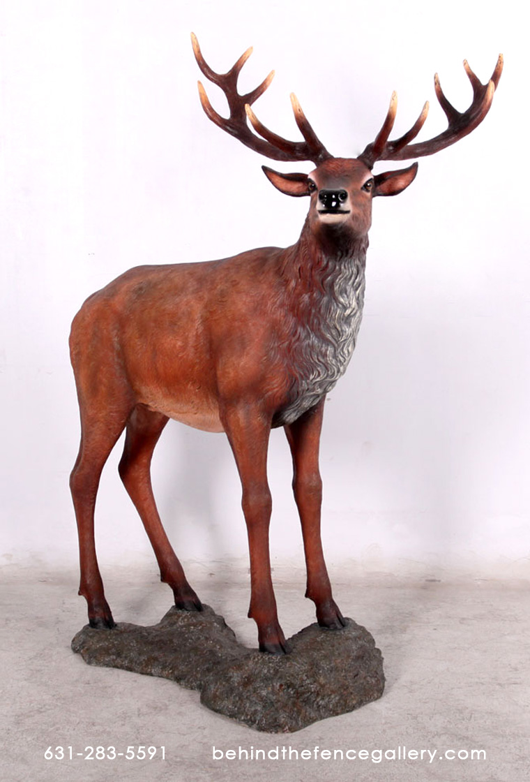 Red Deer Stag on Base Red Deer Stag on Base