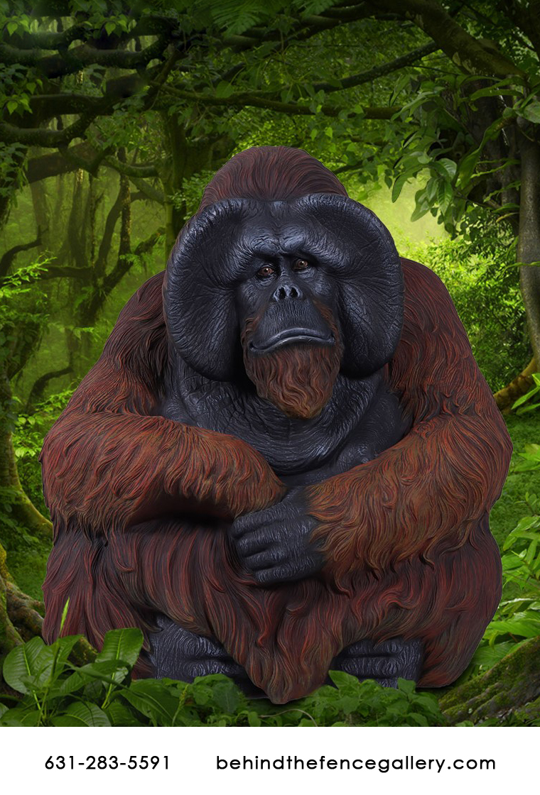 Sitting Orangutan Statue Sitting Orangutan Statue