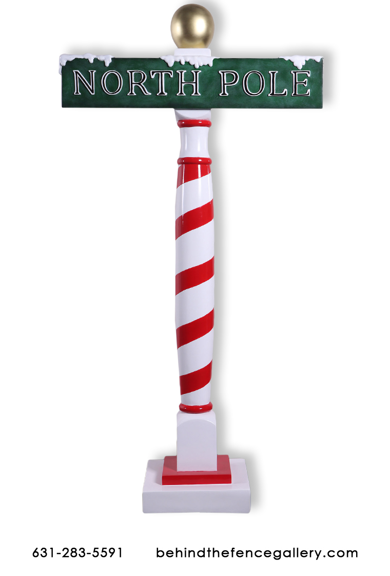 North Pole Sign Statue North Pole Sign Statue