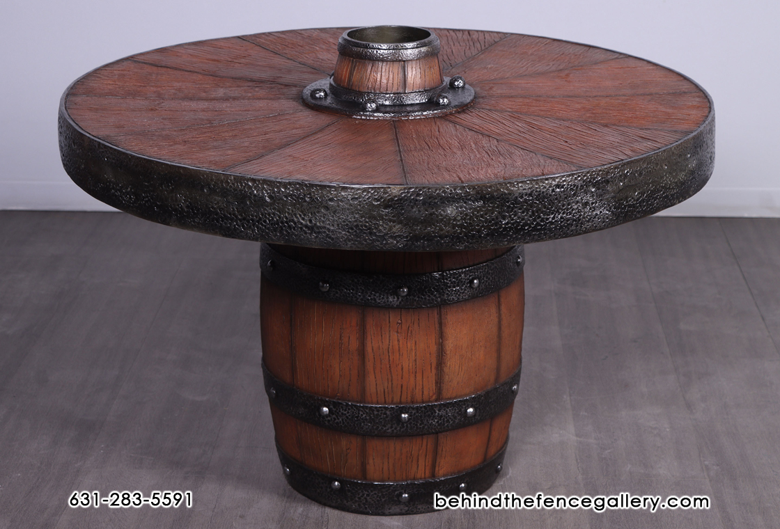 Barrel with Tabletop Barrel with Tabletop