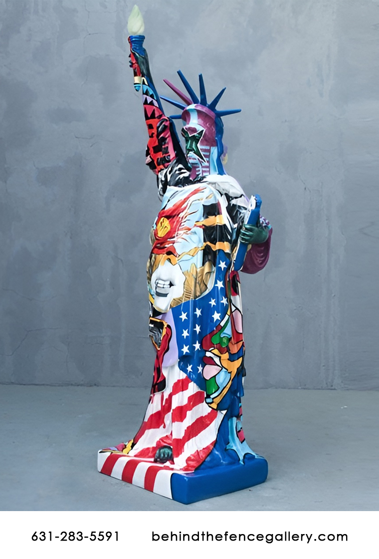 Pop Art Statue of Liberty 7.5ft Pop Art Statue of Liberty 7.5ft