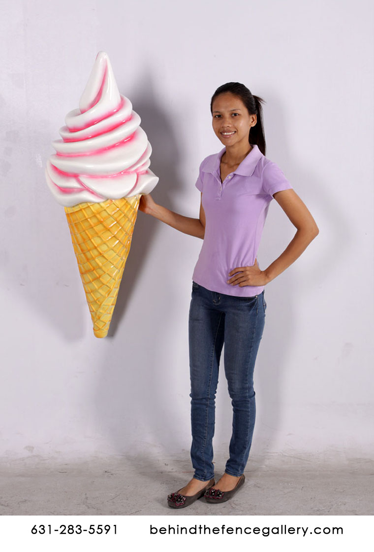 Vanilla Twist Ice Cream Wall Mount Vanilla Twist Ice Cream Wall Mount