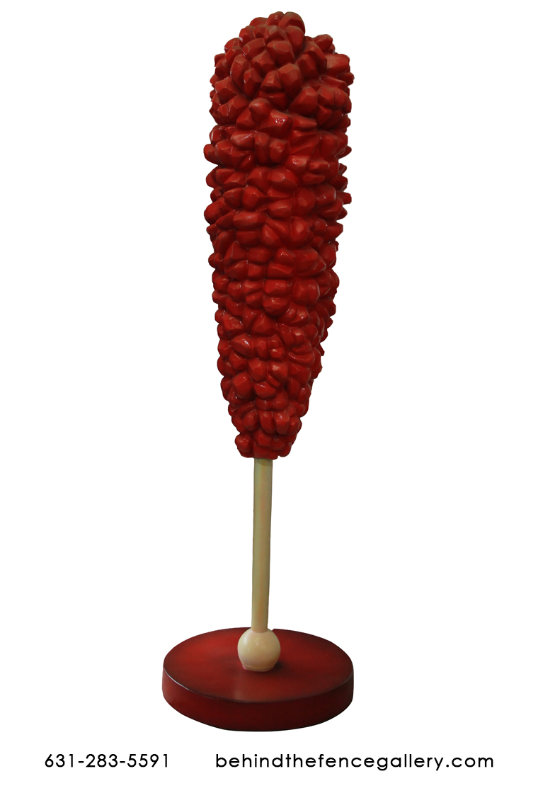 Large Red Rock Candy Fiberglass Statue Large Red Rock Candy Fiberglass Statue