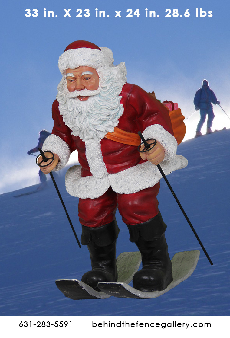 Skiing Santa Skiing Santa