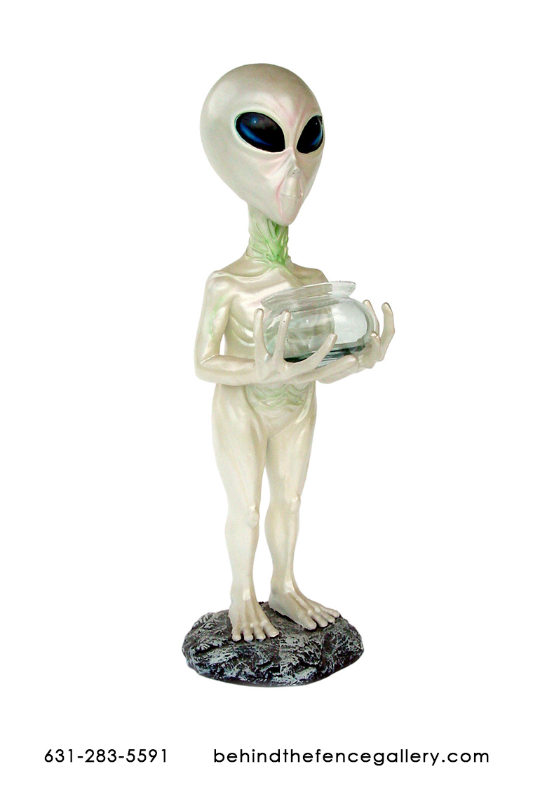 Alien Statue with Candy Bowl Alien Statue with Candy Bowl