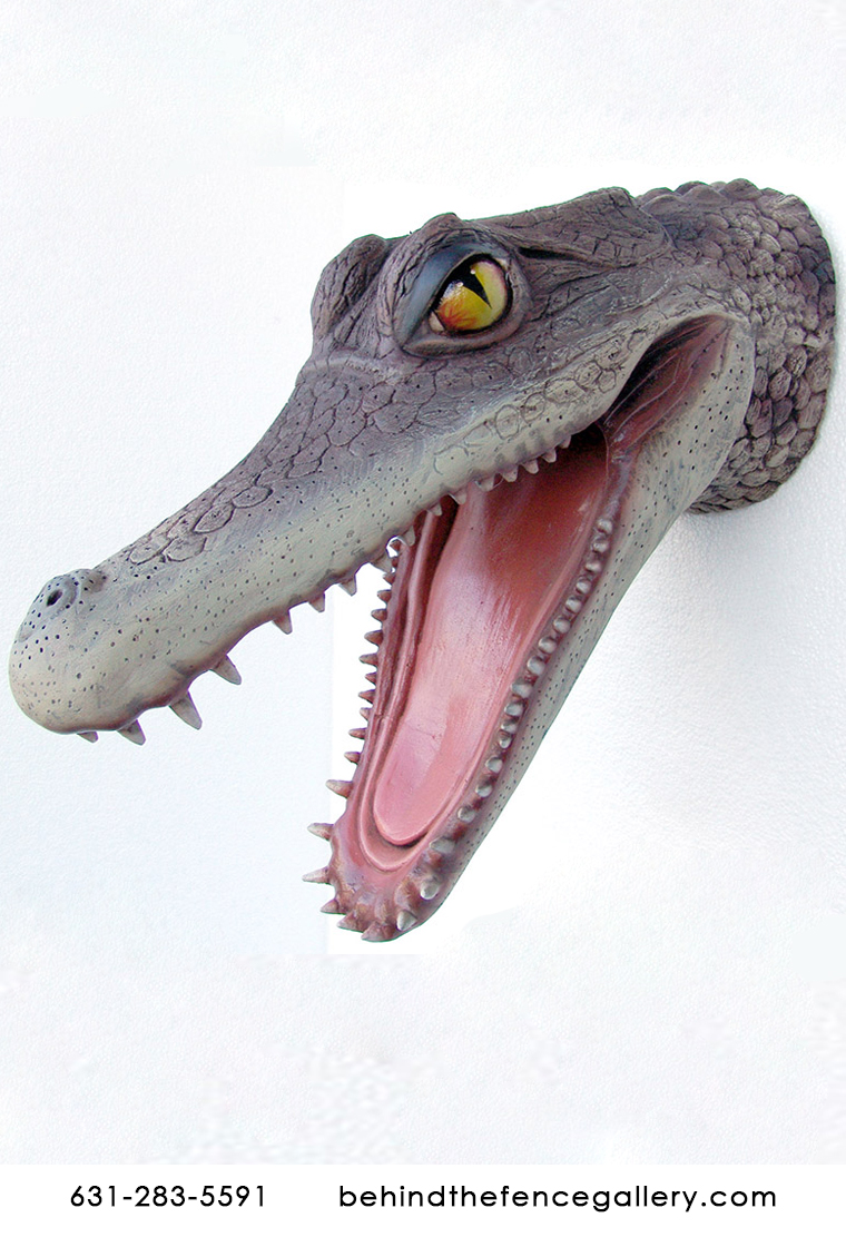 Alligator Head Wall Mount Alligator Head Wall Mount
