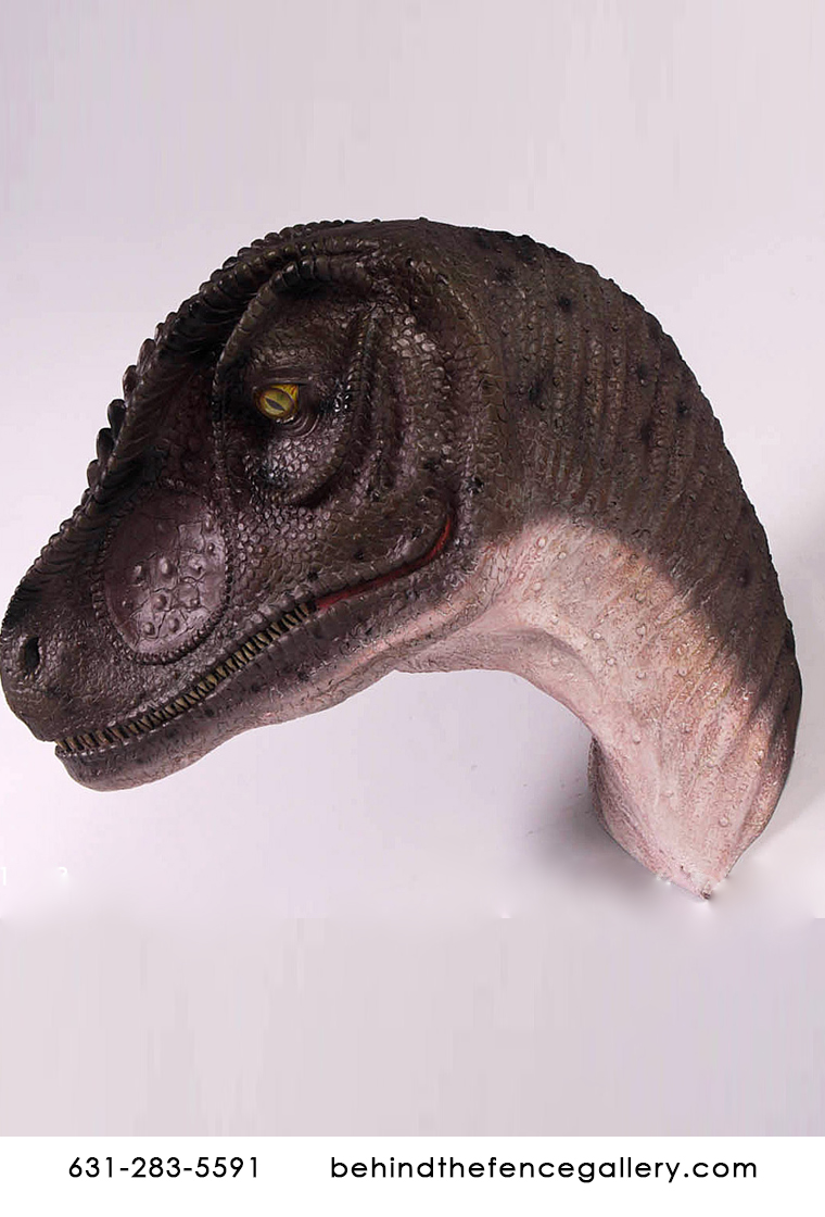 Dinosaur Head Allosaurus Wall Mount Dinosaur Head Allosaurus Wall Mount