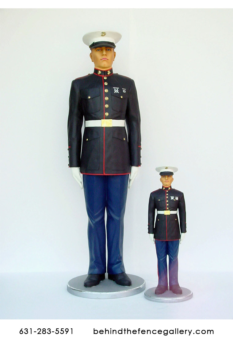 Marine at Attention Statue - 6 ft Marine at Attention Statue - 6 ft