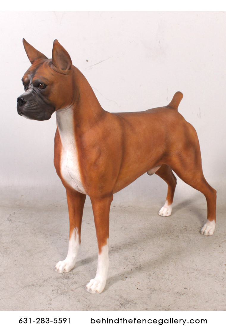 Boxer Dog Statue Boxer Dog Statue