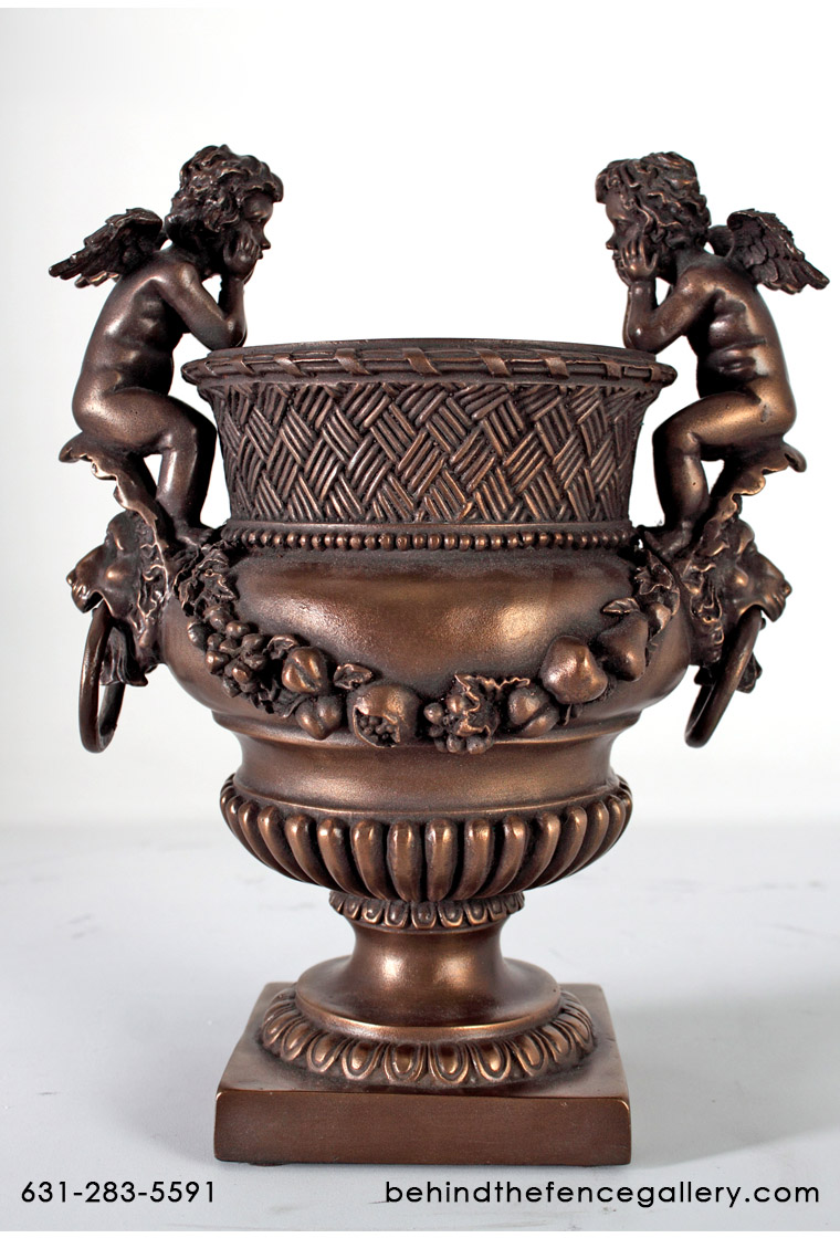 Angels Urn Bronze Finish Angels Urn Bronze Finish