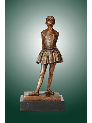 Bronze Ballerina Stretching Bronze Ballerina Stretching