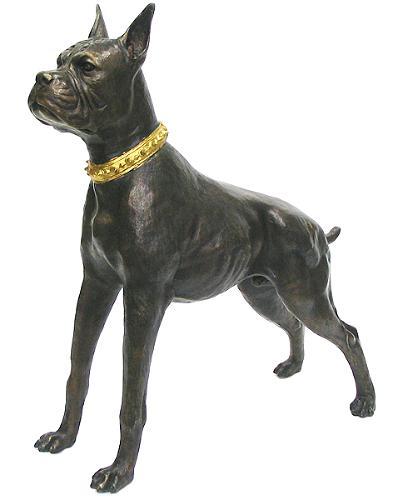 Bronze Standing Boxer Bronze Standing Boxer