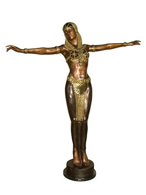 Bronze Costumed Dancer Bronze Costumed Dancer
