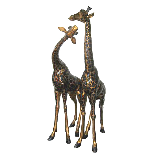 Bronze Giraffe Pair Statue Set Bronze Giraffe Pair Statue Set