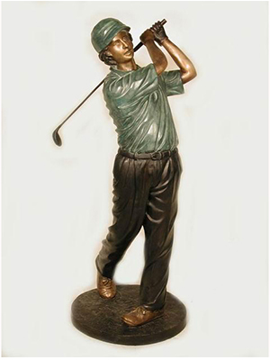 Bronze Golfer - Four Bronze Golfer - Four