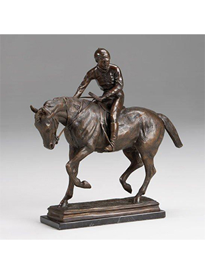 Bronze Jockey on a Horse Bronze Jockey on a Horse