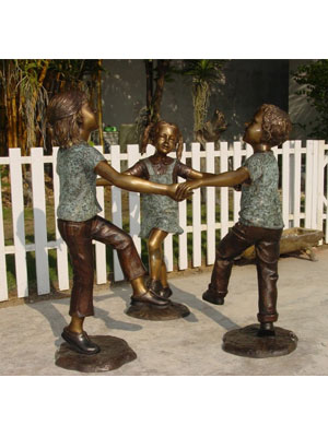 Bronze Kids Dancing Bronze Kids Dancing