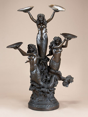 Bronze Mermaid Fountain Bronze Mermaid Fountain