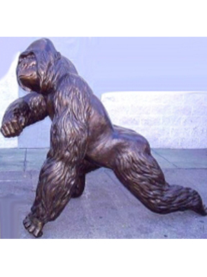 Bronze Silverback Gorilla Statue Bronze Silverback Gorilla Statue