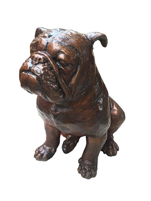 Bronze Sitting Bulldog Bronze Sitting Bulldog
