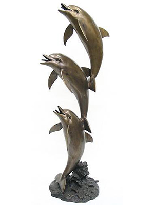 Bronze Dolphins Fountain Bronze Dolphins Fountain