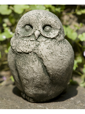 Owl Baby Cast Stone Statue Owl Baby Cast Stone Statue