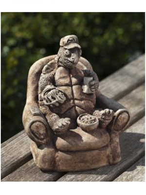 Turtle Statue Couch Potato Cast Stone Garden Sculpture Turtle Statue Couch Potato Cast Stone Garden Sculpture