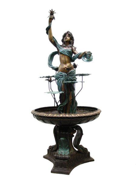 Lady with Lotus Fountain Lady with Lotus Fountain