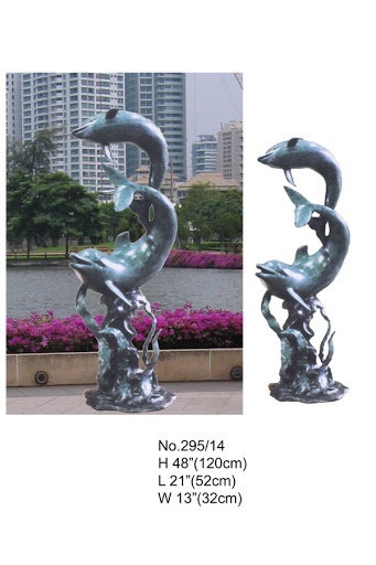 Two Dolphins Fountain Two Dolphins Fountain