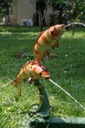 Two Craft Fish Fountain Two Craft Fish Fountain