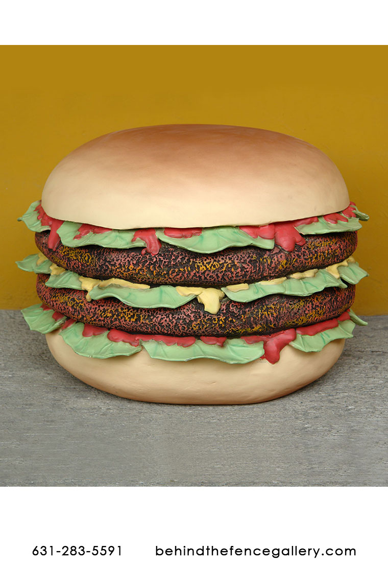 Double Patties Burger Statue Double Patties Burger Statue