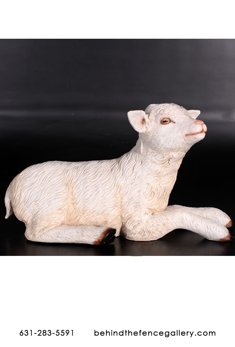 Goat - Kid Resting Statue Goat - Kid Resting Statue