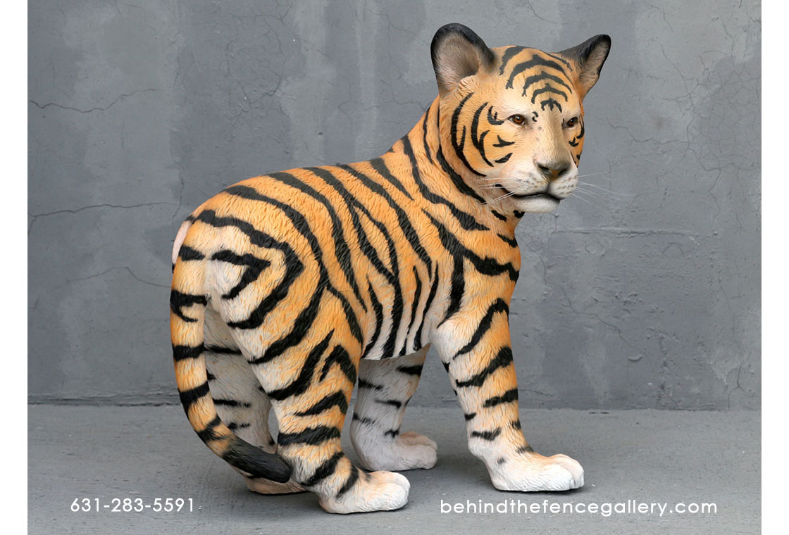 Tiger Cub Standing Statue Tiger Cub Standing Statue