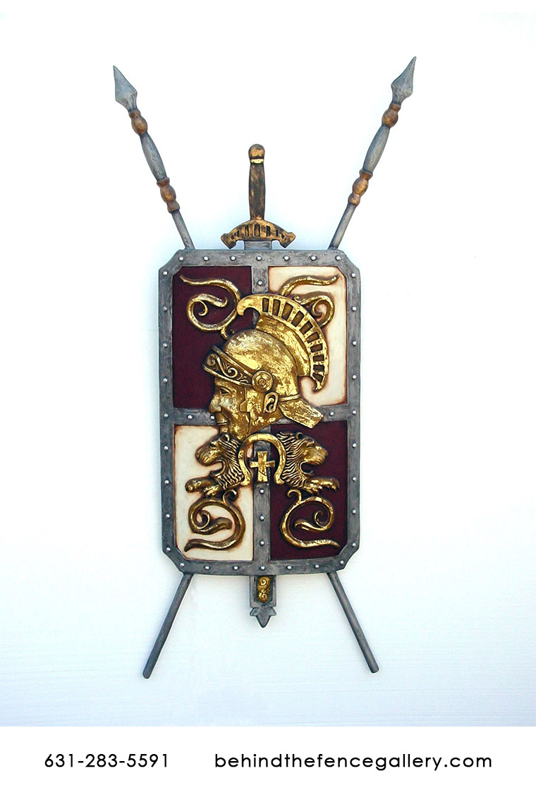 Roman Coat of Arms Statue Roman Coat of Arms Statue