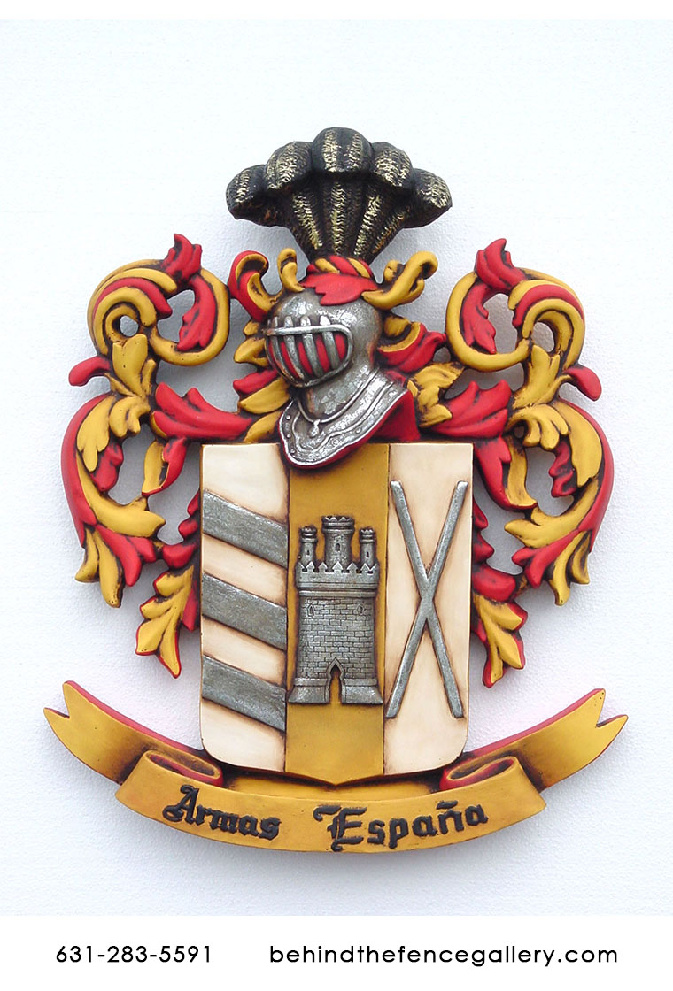 Coat of Arms Espana Statue Coat of Arms Espana Statue