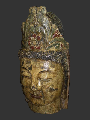 Hand Carved wood Buddha Head Hand Carved wood Buddha Head