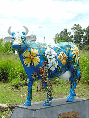 Hawaiian / Flower Cow (with or without Horns) Hawaiian / Flower Cow (with or without Horns)