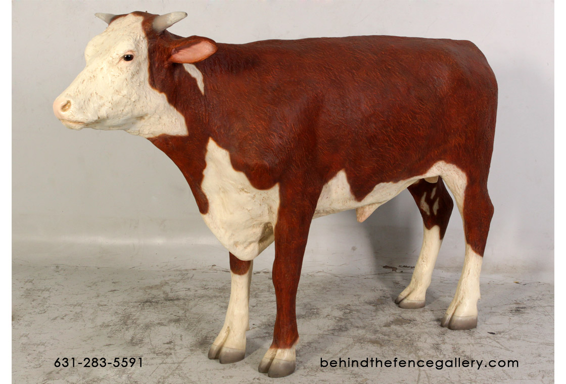 Bull Statue Hereford Steer Bull Statue Hereford Steer