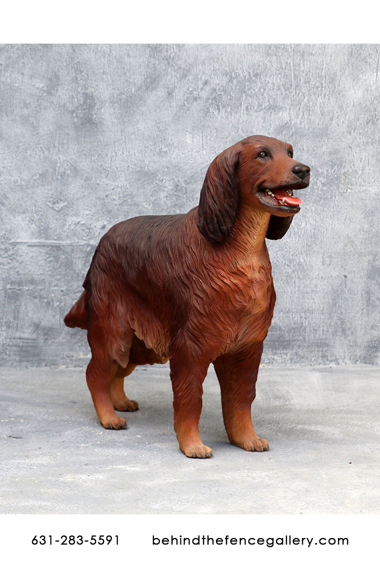 Irish Setter Dog Statue Irish Setter Dog Statue