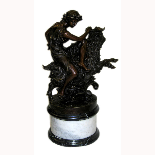 Bronze Woman with Goat Bronze Woman with Goat