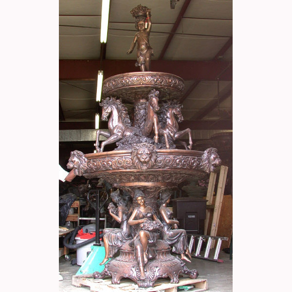 Bronze Cupid, Horse and Ladies Fountain Bronze Cupid, Horse and Ladies Fountain
