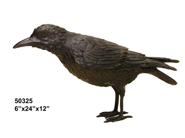 Bronze Standing Raven Bronze Standing Raven