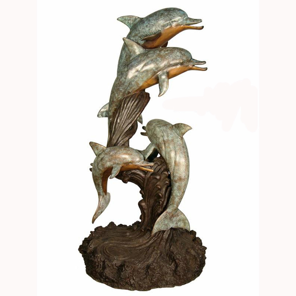 Bronze 5 Dolphins Fountain Bronze 5 Dolphins Fountain
