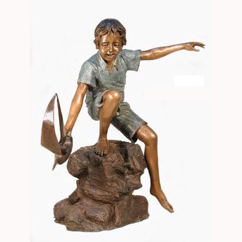 Bronze Sailing Boy Bronze Sailing Boy