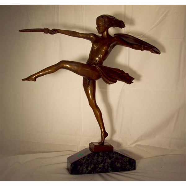 Bronze Woman with Sword Bronze Woman with Sword