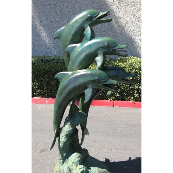Bronze 4 Dolphins Fountain Bronze 4 Dolphins Fountain