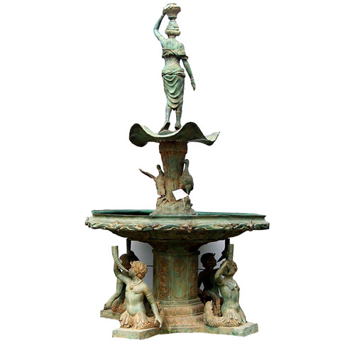 Bronze Fountain with Mermaid Bronze Fountain with Mermaid
