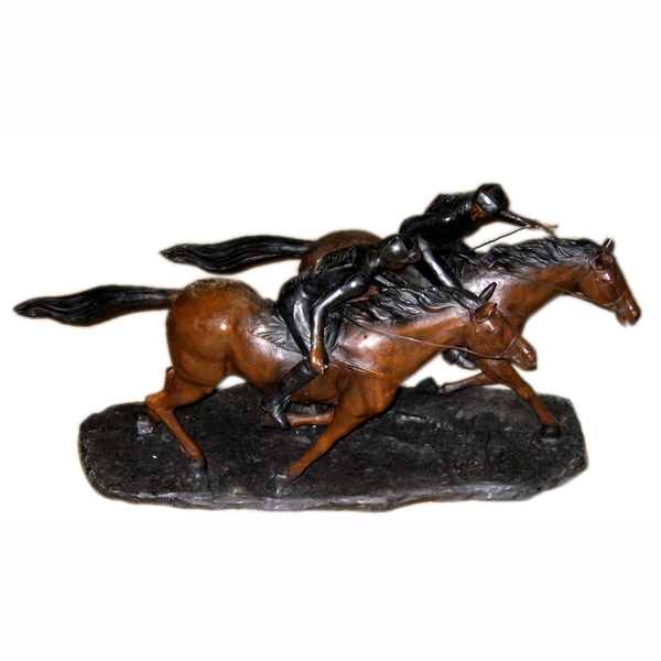 Bronze Jockey on Horse Bronze Jockey on Horse