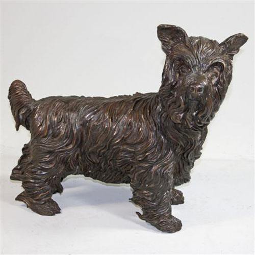 Bronze Standing Dog "Scotty" Bronze Standing Dog "Scotty"