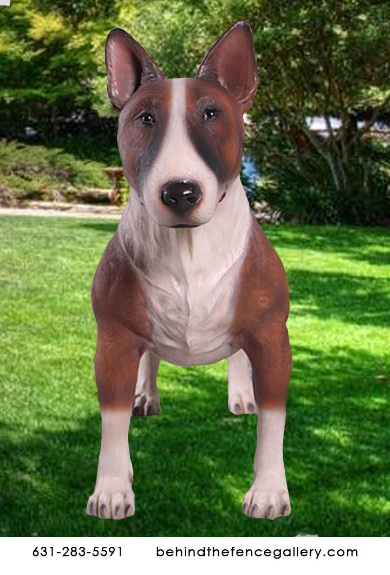Light Brown Bull Terrier Statue Light Brown Bull Terrier Statue